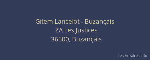 Gitem Lancelot - Buzan&ccedil;ais