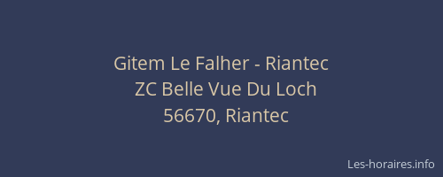 Gitem Le Falher - Riantec