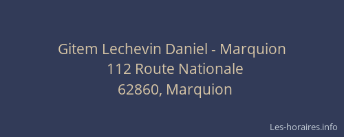 Gitem Lechevin Daniel - Marquion
