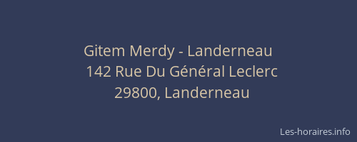 Gitem Merdy - Landerneau