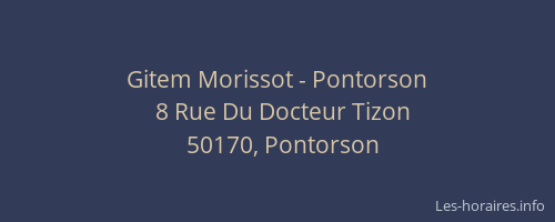 Gitem Morissot - Pontorson