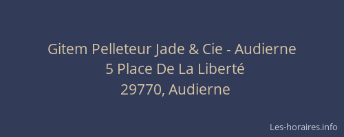 Gitem Pelleteur Jade & Cie - Audierne