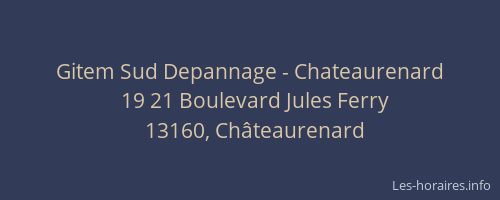 Gitem Sud Depannage - Chateaurenard