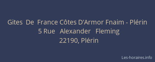 Gites  De  France Côtes D'Armor Fnaim - Plérin