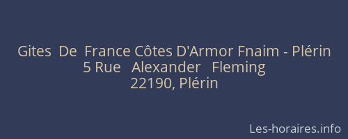 Gites  De  France Côtes D'Armor Fnaim - Plérin