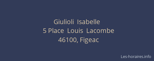 Giulioli  Isabelle