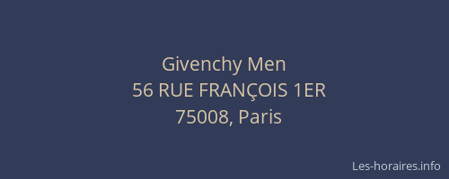 Givenchy Men