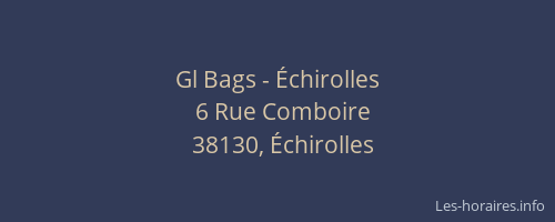 Gl Bags - Échirolles