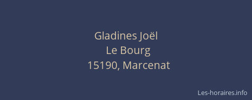 Gladines Jo&euml;l