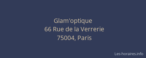 Glam'optique