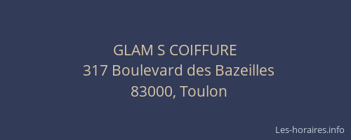GLAM S COIFFURE