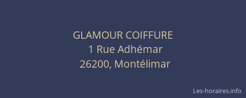 GLAMOUR COIFFURE