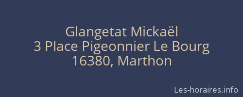 Glangetat Mickaël