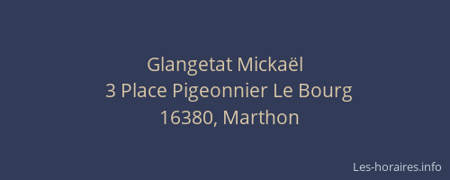 Glangetat Micka&euml;l