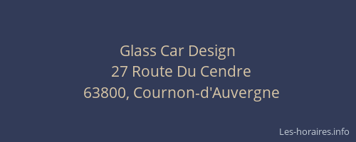 Glass Car Design