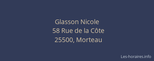 Glasson Nicole