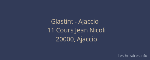 Glastint - Ajaccio