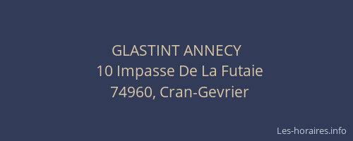 GLASTINT ANNECY