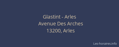 Glastint - Arles