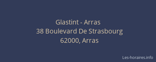 Glastint - Arras