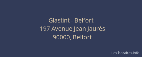Glastint - Belfort