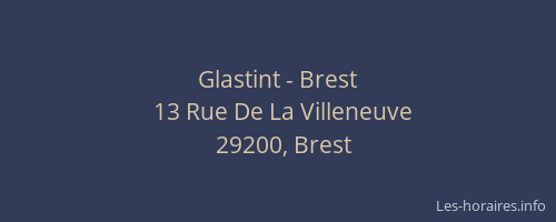 Glastint - Brest