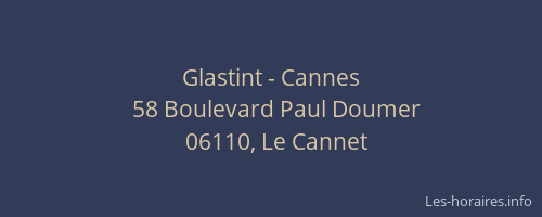 Glastint - Cannes
