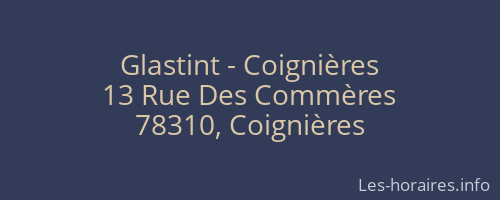 Glastint - Coignières