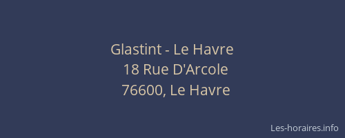 Glastint - Le Havre