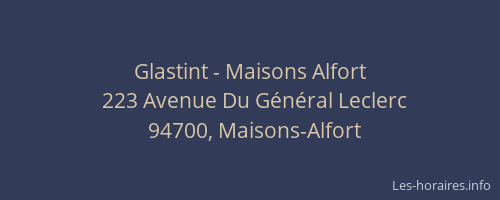 Glastint - Maisons Alfort