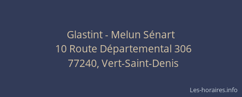 Glastint - Melun Sénart