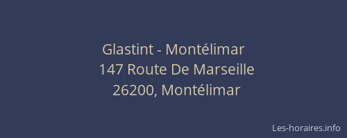 Glastint - Montélimar