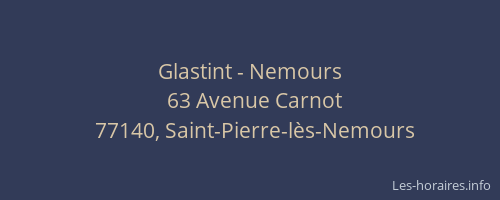Glastint - Nemours