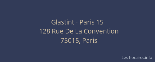 Glastint - Paris 15