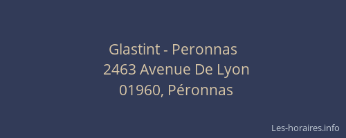Glastint - Peronnas