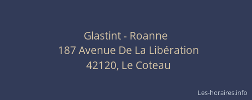 Glastint - Roanne