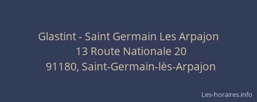 Glastint - Saint Germain Les Arpajon