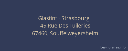 Glastint - Strasbourg