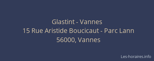 Glastint - Vannes