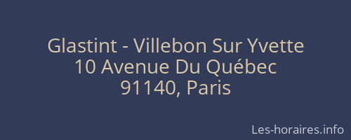 Glastint - Villebon Sur Yvette