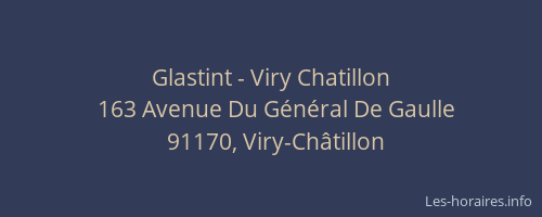 Glastint - Viry Chatillon