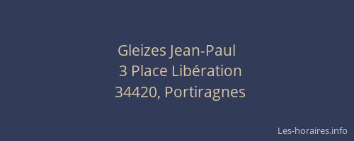 Gleizes Jean-Paul