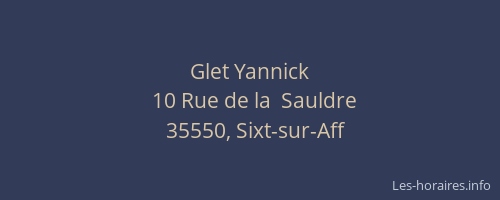 Glet Yannick