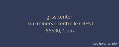 gliss center