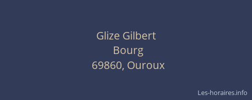 Glize Gilbert