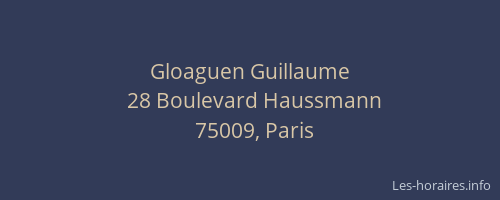 Gloaguen Guillaume