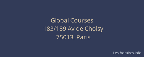Global Courses