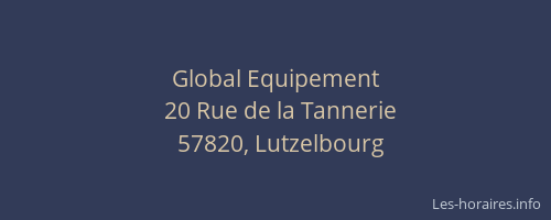 Global Equipement