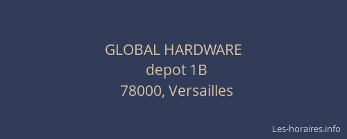 GLOBAL HARDWARE