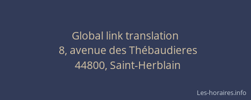 Global link translation